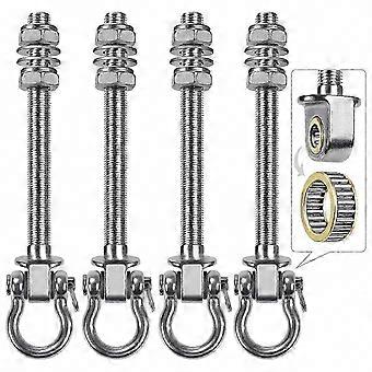 Rotating Swing Hook with Bearings for Yoga and Porch Swings 180 Degree Swivel Hangers for Swing Sets Devices