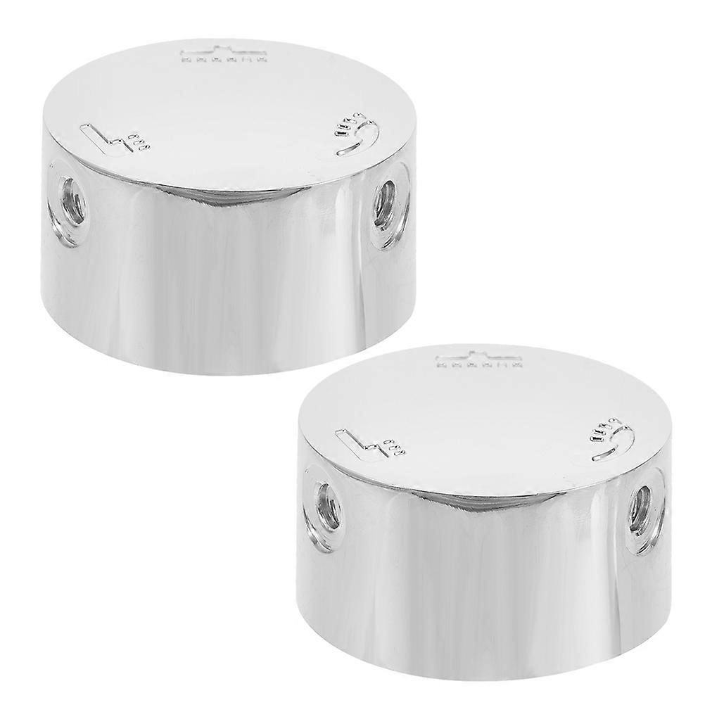 Silver Shower Control Valve with Mixing Function and Adjustable Settings 2Pcs