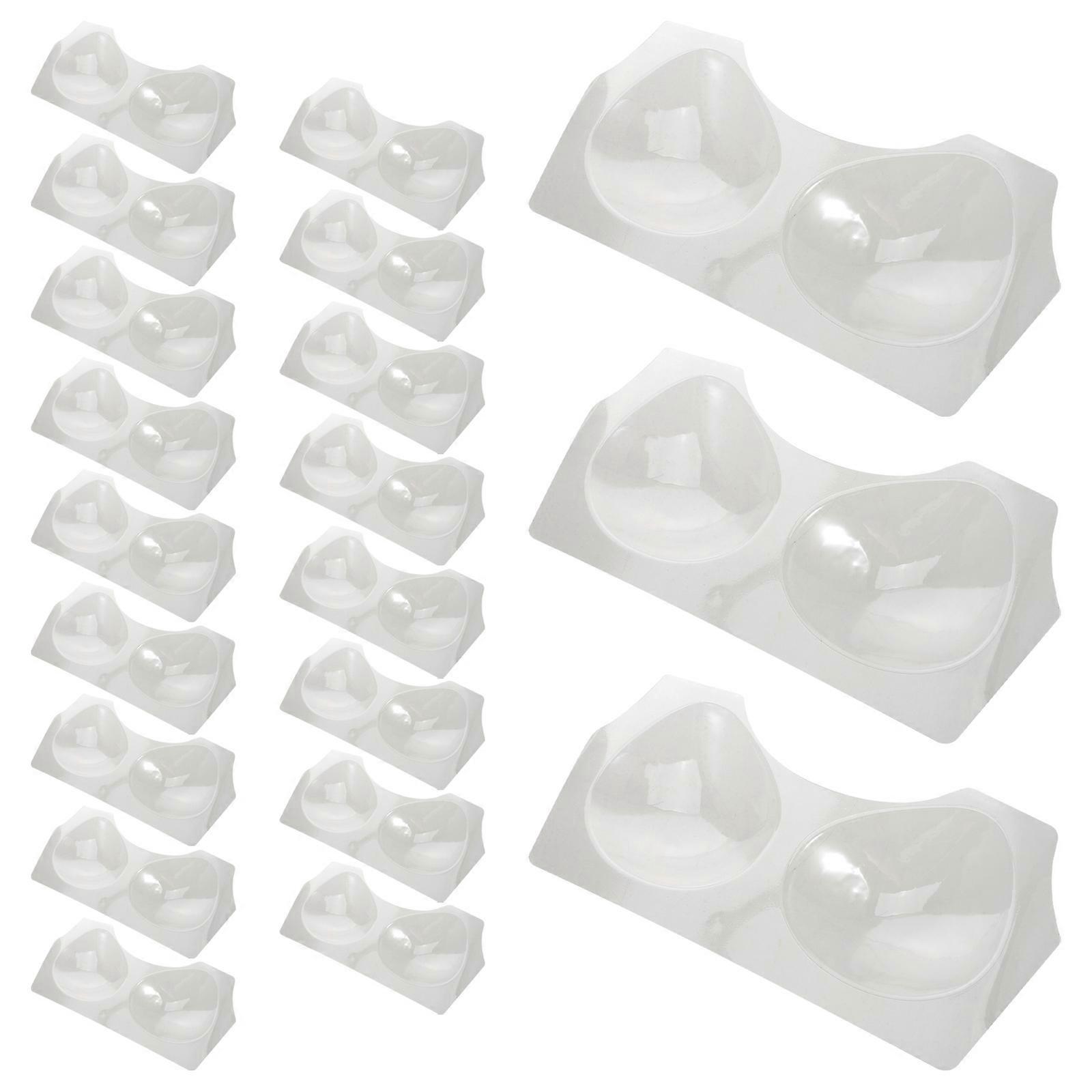 PVC Bra Packing Shaper Insert for Packaging 20Pcs Transparent Plastic Form Support