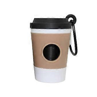 Dispenser för hundbajs i kaffekoppsstil