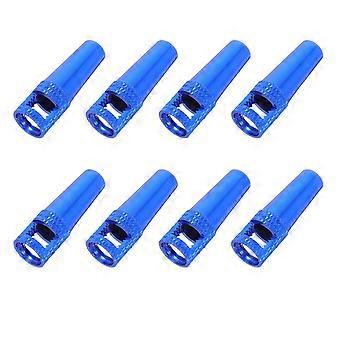 Bike Valve Stem Caps Aluminum Alloy for Smooth Cycling 40Pcs Blue Caps