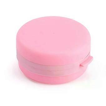1pc Portable Bathing Brush Hanging Bath Body Scrubber Soap Case Silicone Brush Massage Hair Tactile Brush bath sponge