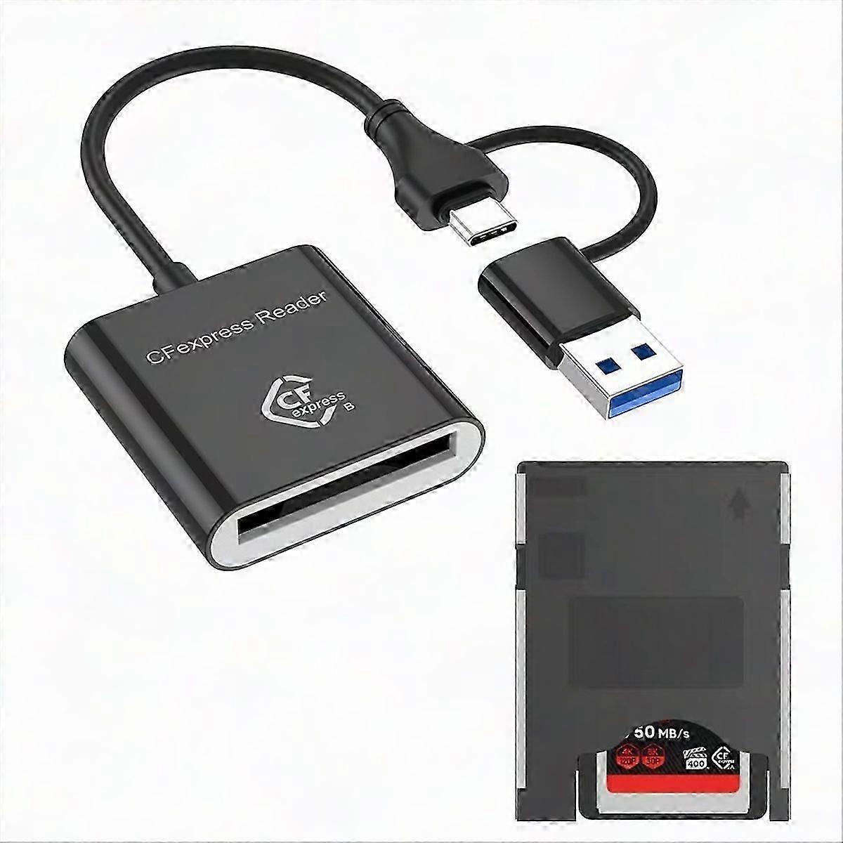 USB 3.2 Card Reader CFexpress Type B 10Gbps for SLR