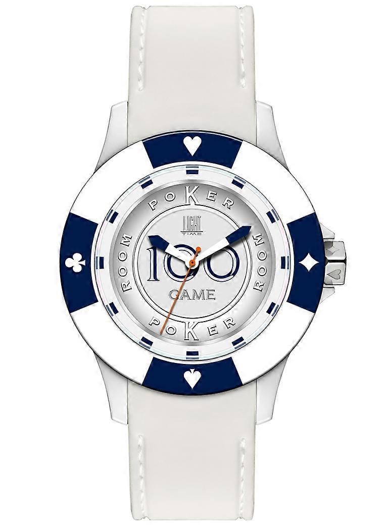 LIGHT TIME POKER - White / Blue