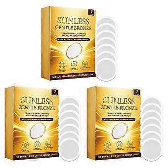 Sunless Natural Glow Microdarts Tanning Patches, Self Tan Bronzing Skin Patch for Even Bronzed Tan Skin