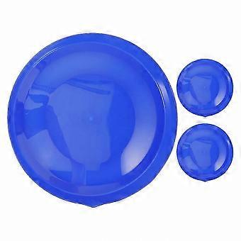 6Pcs Teal Vinyl Funnel Rings for Park Events and Parties