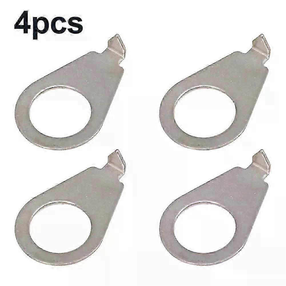 4pcs Guitar Knobs Pointer Plates Metal Knob Position Indicator 3/8 Size Pointer Indicator Washers Fit For  Guitar Accessories Parts