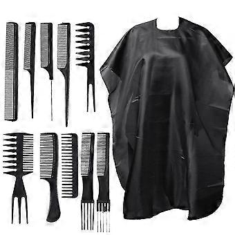 11 Sets Of Hairdressing Combs, Black Cloth, Beauty Tools, Hairdressing Combs, Hairdressing Combs Set 26-27