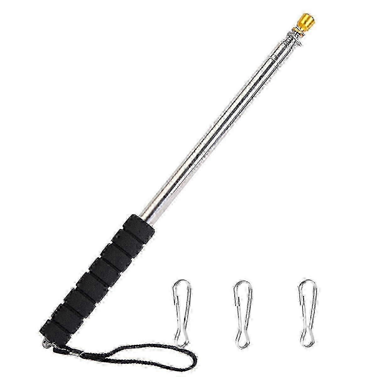 9.8ft Telescopic Flagpole, Portable Extendable Retractable Flagpole