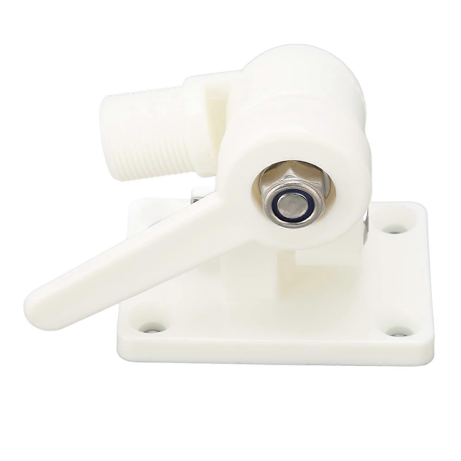Adjustable Marine Antenna Mount with Quick Angle Lock, CorrosionResistant Nylon Bracket, Universal 1Inch Thread