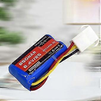 Bateria de lítio-ferro HFC1450 2S de 6,4 V e 650 mAh para carros e barcos RC com conector EL4.5-3P, longa vida útil e alta segurança.
