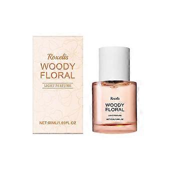 Roxelis Woody Floral Eau De Toilette: Fragancia floral naturalmente fresca y encantadora, con un aroma floral amaderado de larga duración.