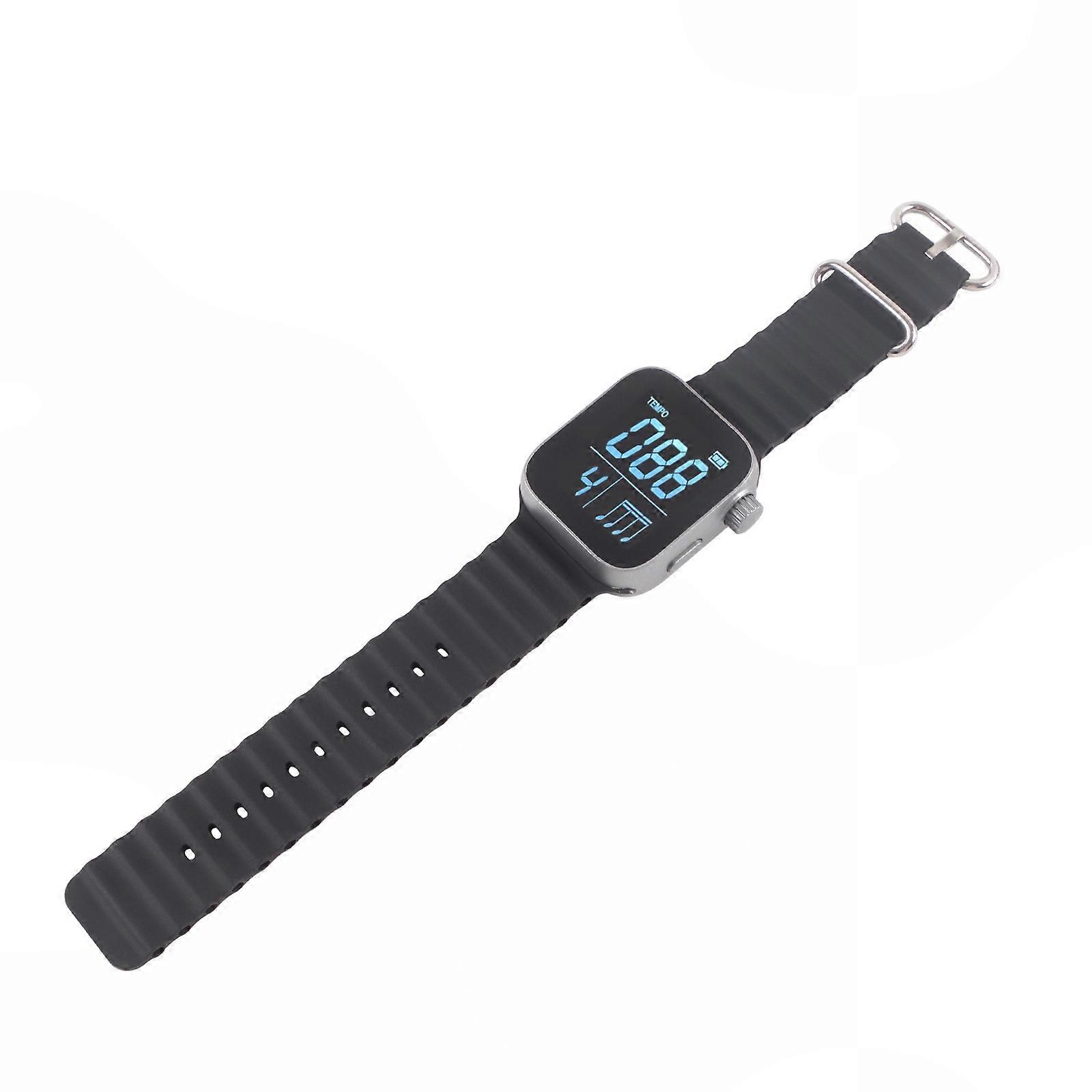 Wearable Metronome with Adjustable Strap, Smart Vibrating Timer for Music Instruments