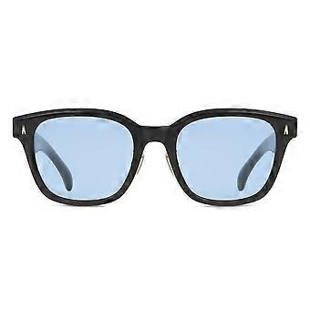 Moncler ME6002D METROPE Asian Fit 300172 Full Rim Shiny Black Unisex Square Sunglasses UV2 Original