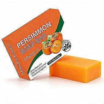 Kaki-Seife | Natürliche Körperseife mit Oliven- und Kokosöl, feuchtigkeitsspendende und erfrischende Seife für Männer und Frauen