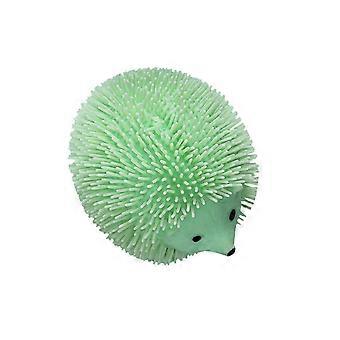 Brinquedo Infantil Ouriço Macio e Fofo - Presente Ideal para Crianças - Brinquedo de Apertar Divertido e Acalmador - Verde Claro