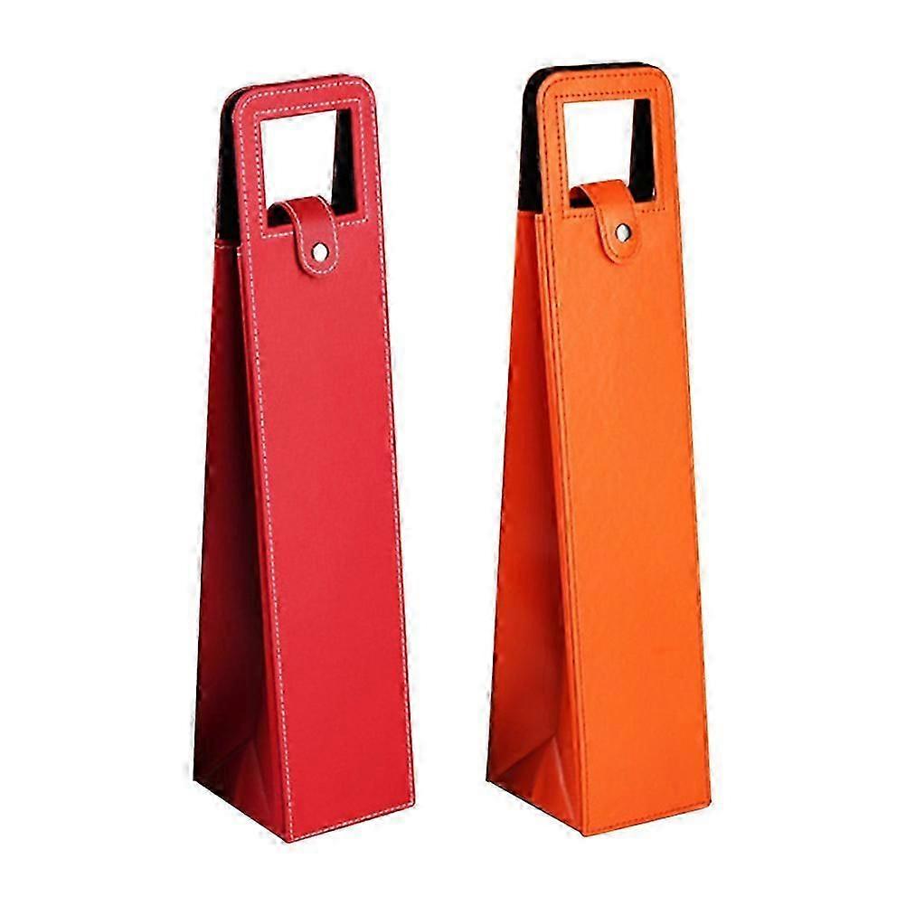 Gift Packaging Red Bag Carrier 2Pcs