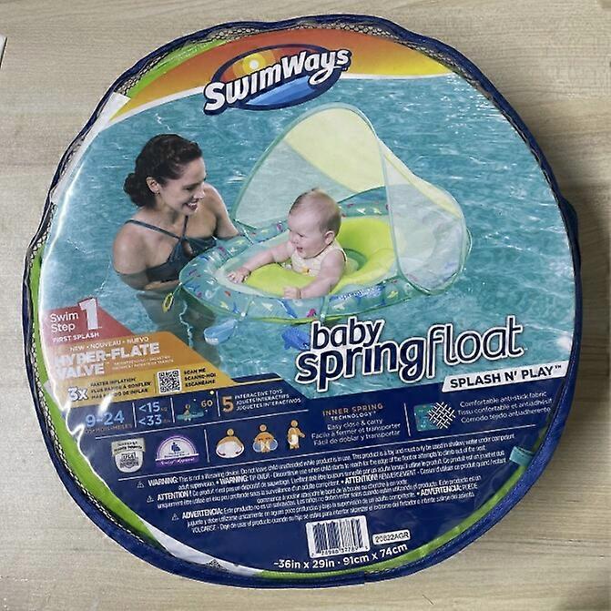 Heavy Duty Splash N Play Spring Float with Interactive Toys