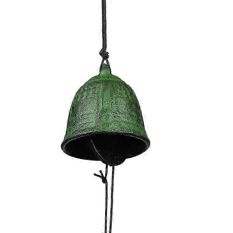 Cast Iron Wind Chimes Green