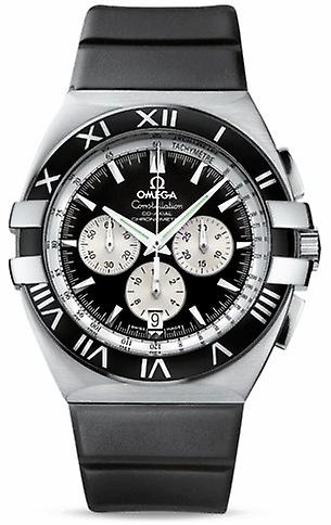 Omega watch co.d.e.chrono ac/cau.co-ax Automatic Analog Men's Watch with O18195191 Rubber Bracelet