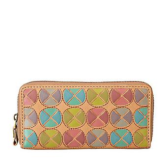 Kvinder læder tilbehør SLW MERCER ZIP CLTCH kamel SL3161235