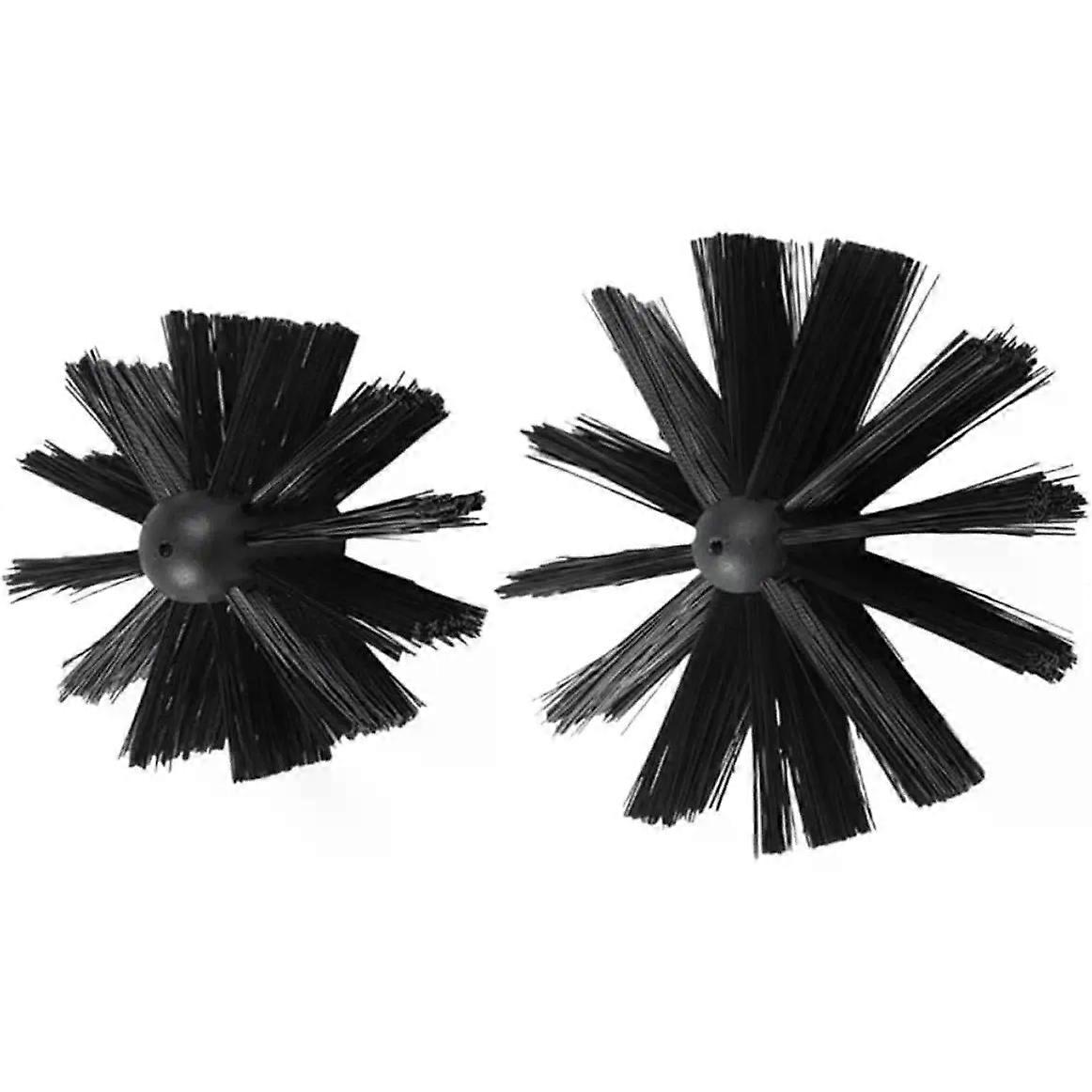 2Pcs Plastic Dryer Vent Cleaning Brush Set for Chimney Pipes