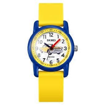 SKMEI 2157 Cartoon Kinderuhr 50 Meter wasserdichtes Cartoon bedrucktes Armband Quarzwerk
