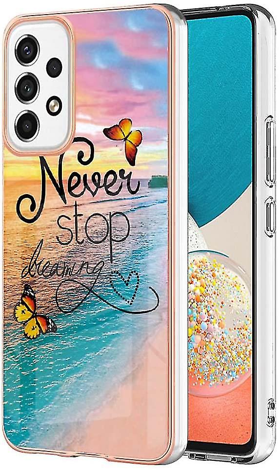 Marble Colourful Pattern Ultra Thin Shockproof Phone Case Compatible With Samsung Galaxy A53