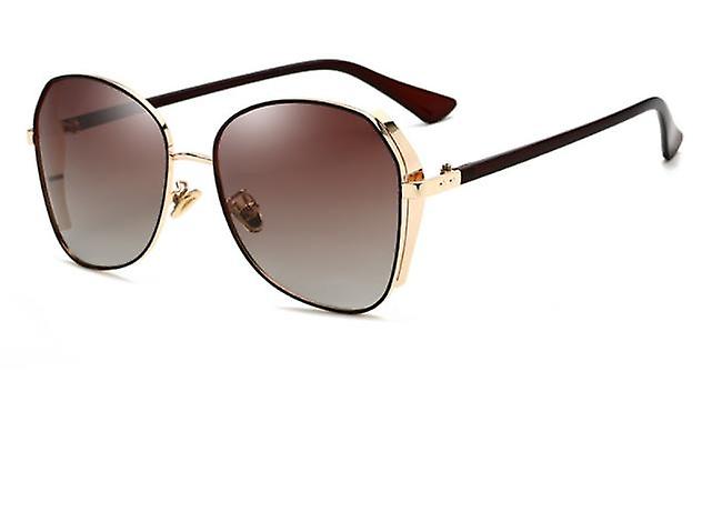 2022 Brand Quality Polarized Sunglasses Ladies Fashion Sunglasses Two Tone Large Frame