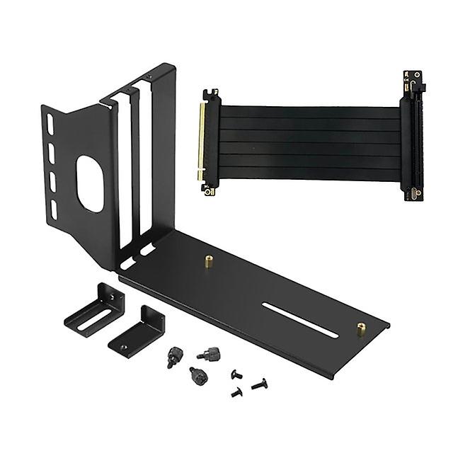 Pci-e 3.0 X16 Extension Cable+ Gaming Graphics Card Mounting Bracket