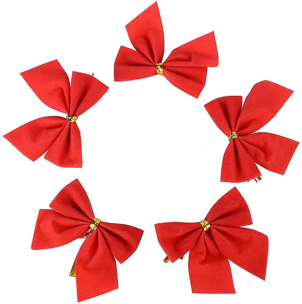 60pcs Christmas Decoration, Bow