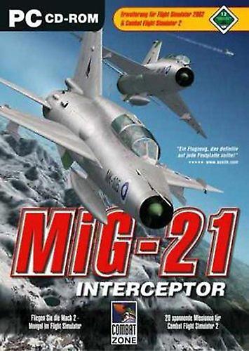 MiG-21 Interceptor - Expansion for Flight Simulator 20022004  Combat Flight Simulator 2 (PC CD) - New & Sealed