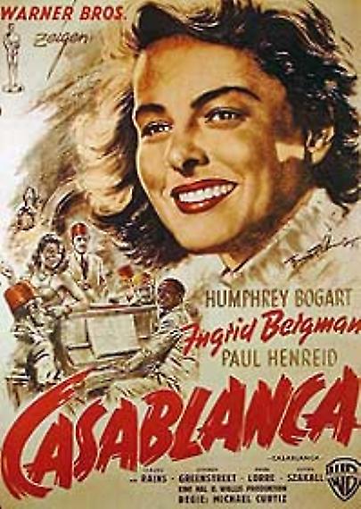 Casablanca (German Single Sided Reprint) Reprint Poster