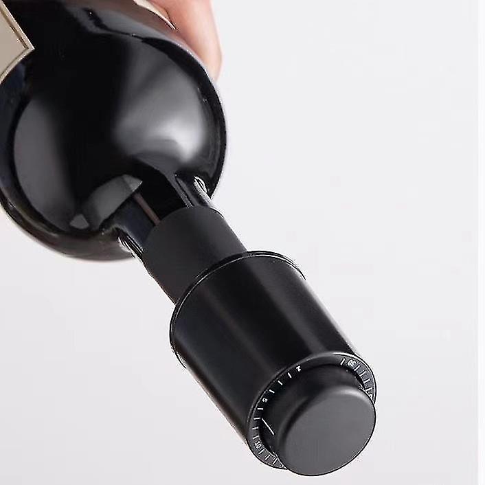 2 Pcs Wine Bottle Stopper With Time Scale Record, Vacuum Wine Stoppers