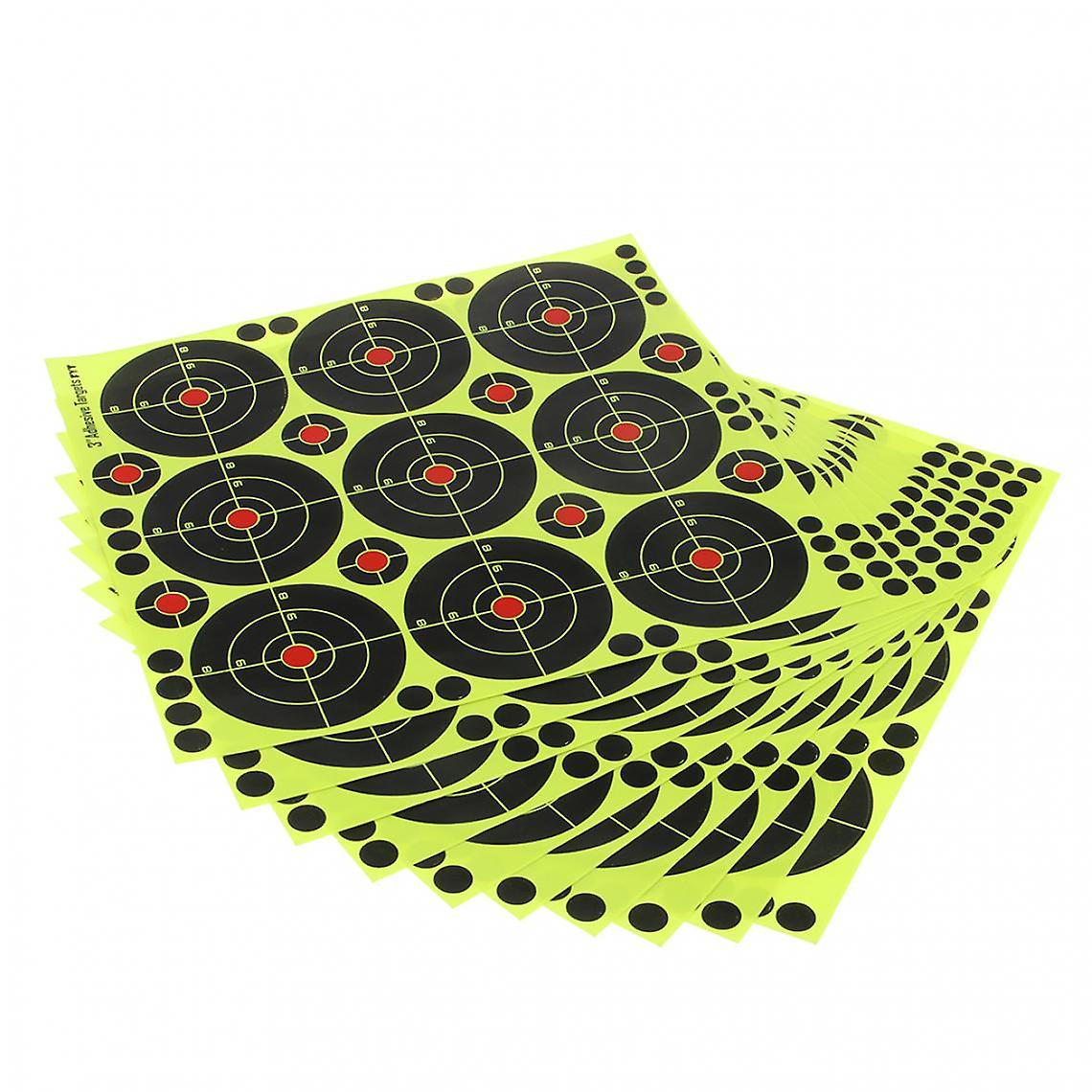 90pcs Dia Splatter Reactive Shooting Targets. 8cm Adhesive Paper Target