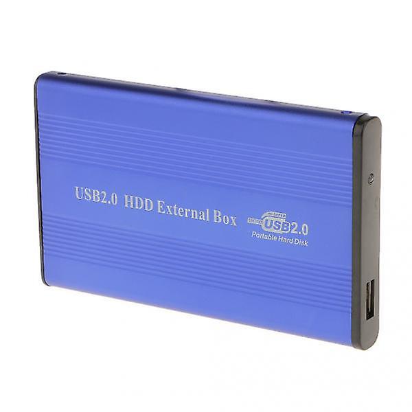 2x USB2.0 IDE External 2.5" SSD HDD Hard Drive Enclosure Laptop Disk Case