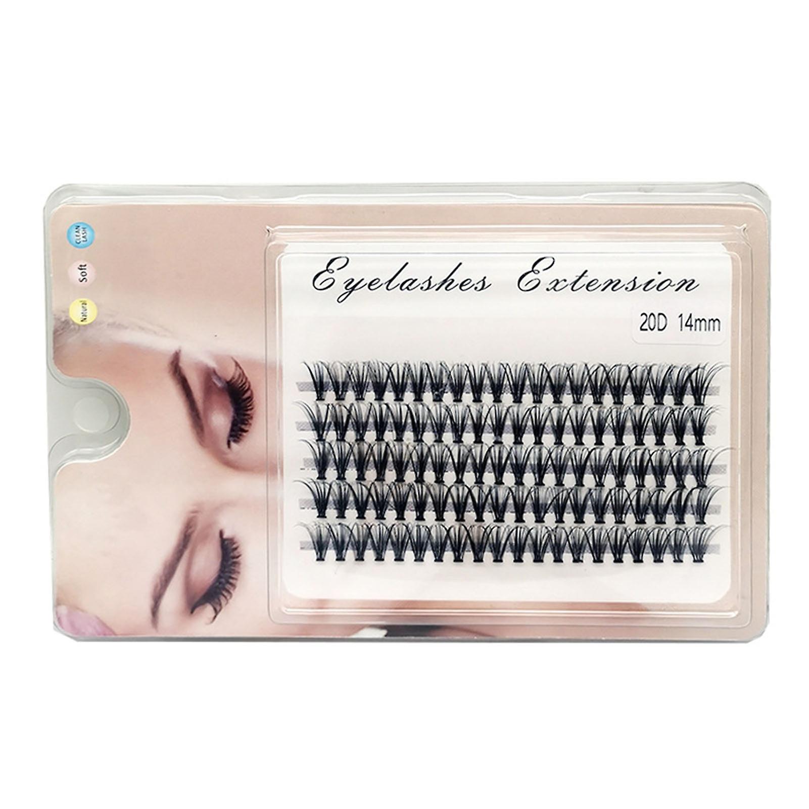 20d Soft False Eyelashes Lengthening Reusable Synthetic Lashes