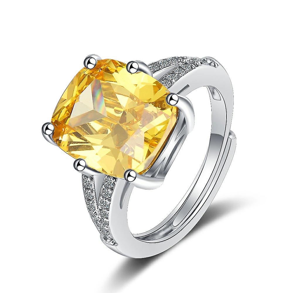 高級ジェムストーンアジャスタブルリング