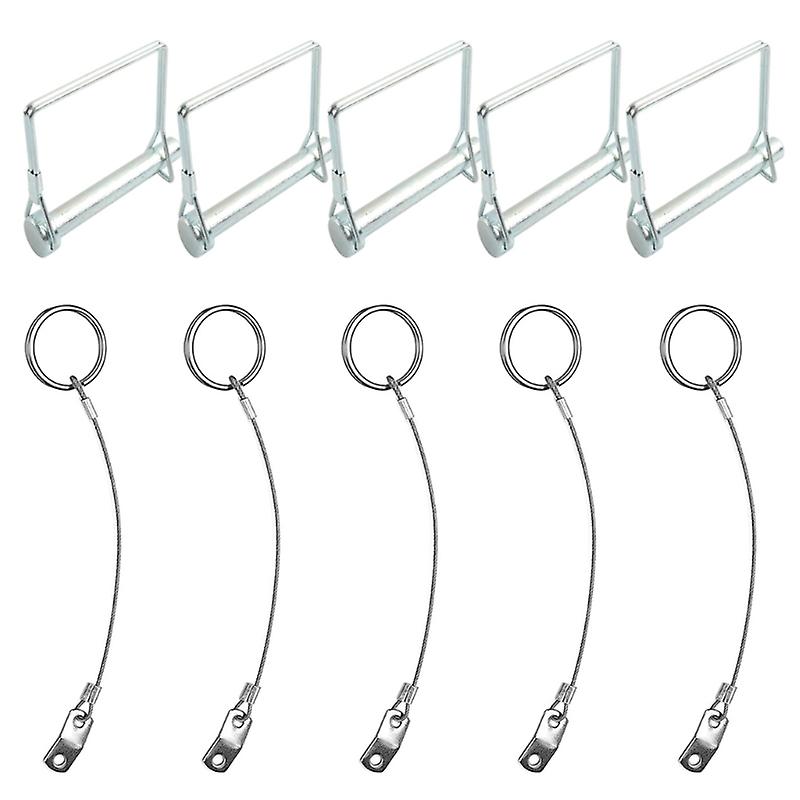 Coupler Retainer Safety Coupler Pin 5pc Round Arch/square Wire Shaft Locking Pin