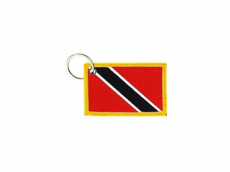 Cle Cles Key Brode Patch Ecusson Badge Flag Trinidad Tobago