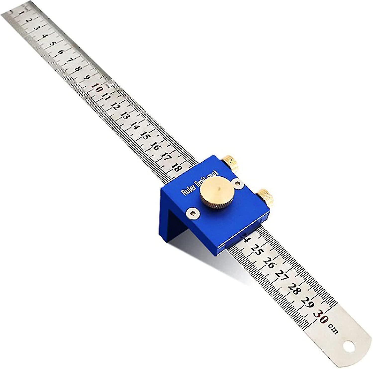 30cm Scribing Ruler Adjable 90 Des Ruler Measuing Gau Right Ruler