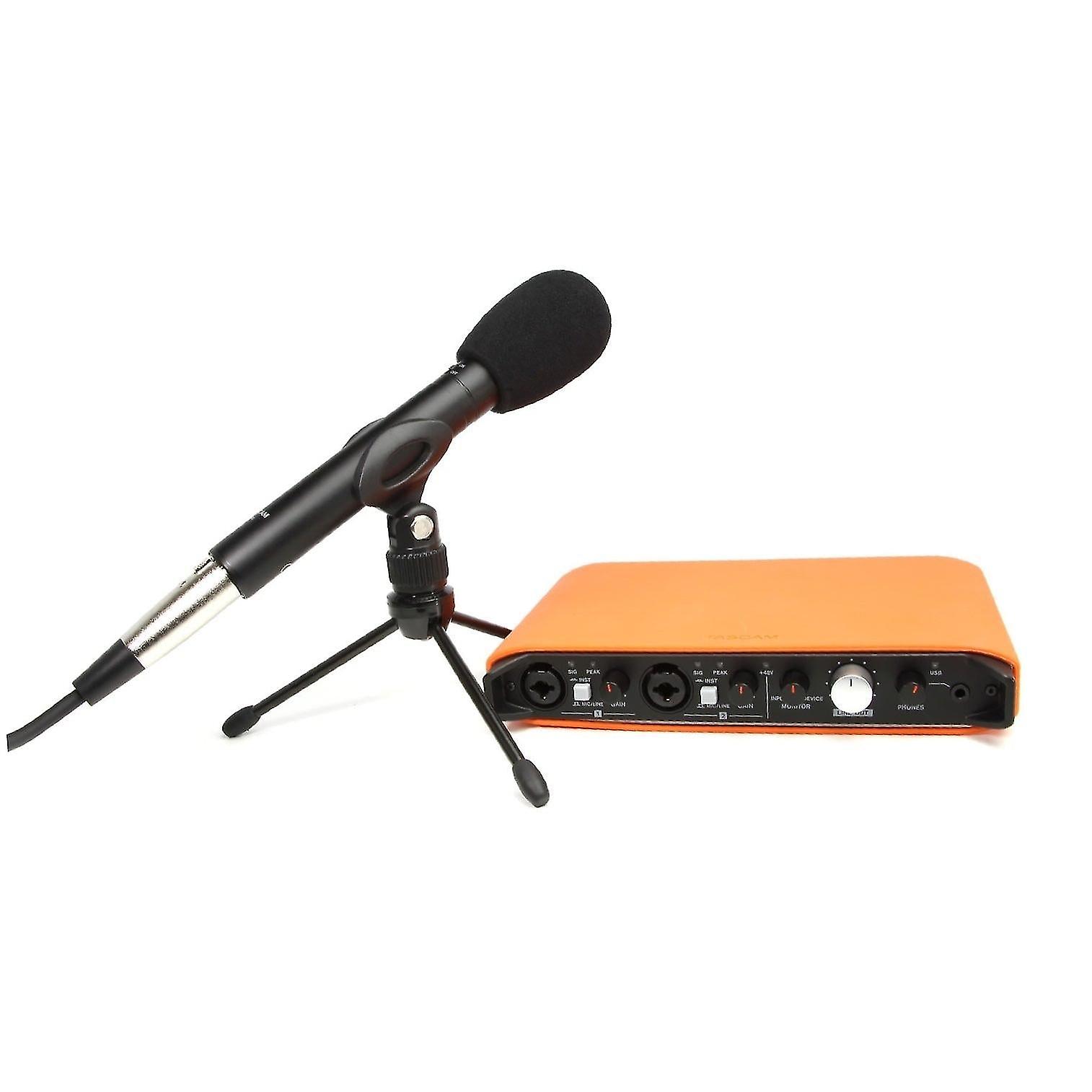 Tascam Trackpack Ixrtp Portable Audio Midi Interface,include Tm-60 Condenser Mic For Starting Recording Right Away