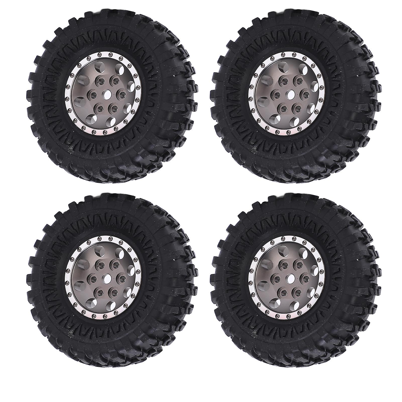 RC Gummireifen, 4 Stück 55 mm RC-Gummiräder Reifenfür Scx RC-Autos Räder Reifen sorgfältig entworfen