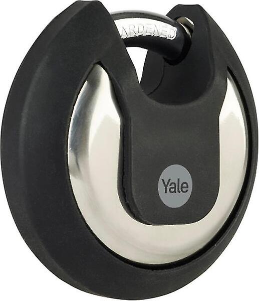 YALE Y130B 最高安全性不锈钢铁饼挂锁带盖 3 钥匙 70mm