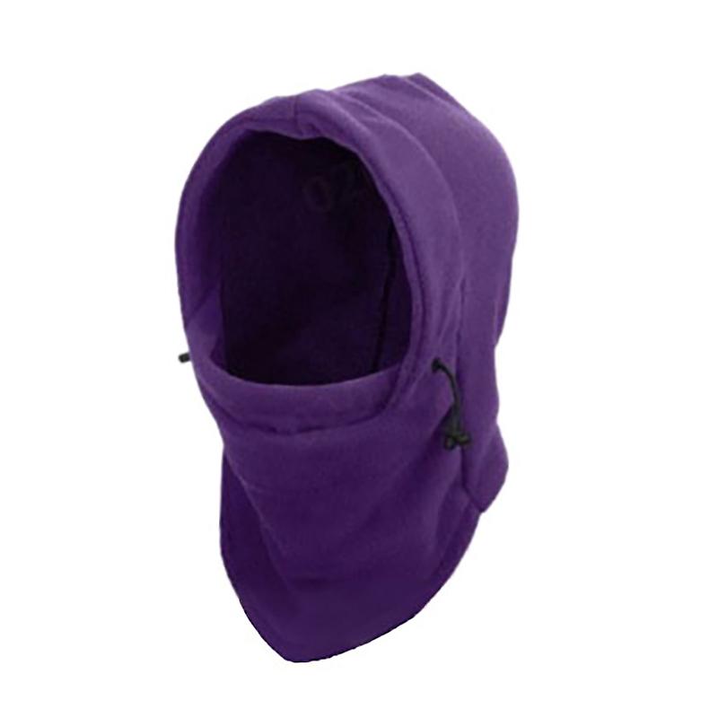 Winter Men Women Hooded Neck Warmer Hiking Scarves Thermal Fleece Cycling Cap