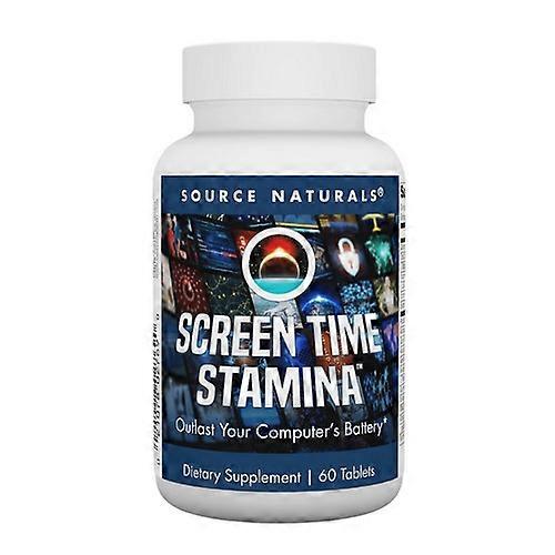 Source Naturals Screen Time Stamina, 60 Tabs (Pack of 1)