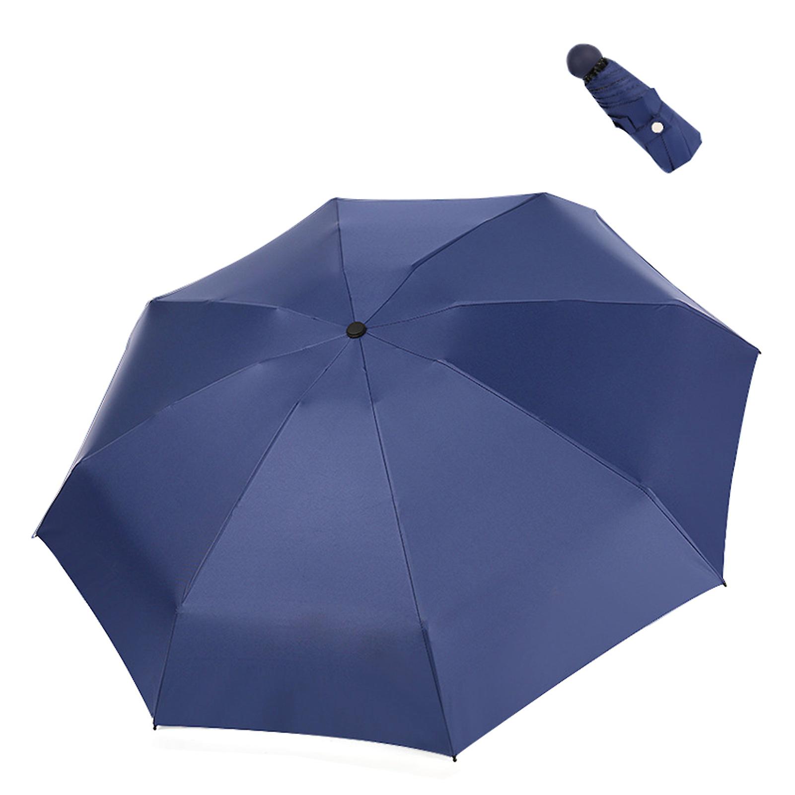 20cm Mini Capsule Umbrella Five-folding Sun Protection Anti-UV Pocket Umbrella Simple Lightweight