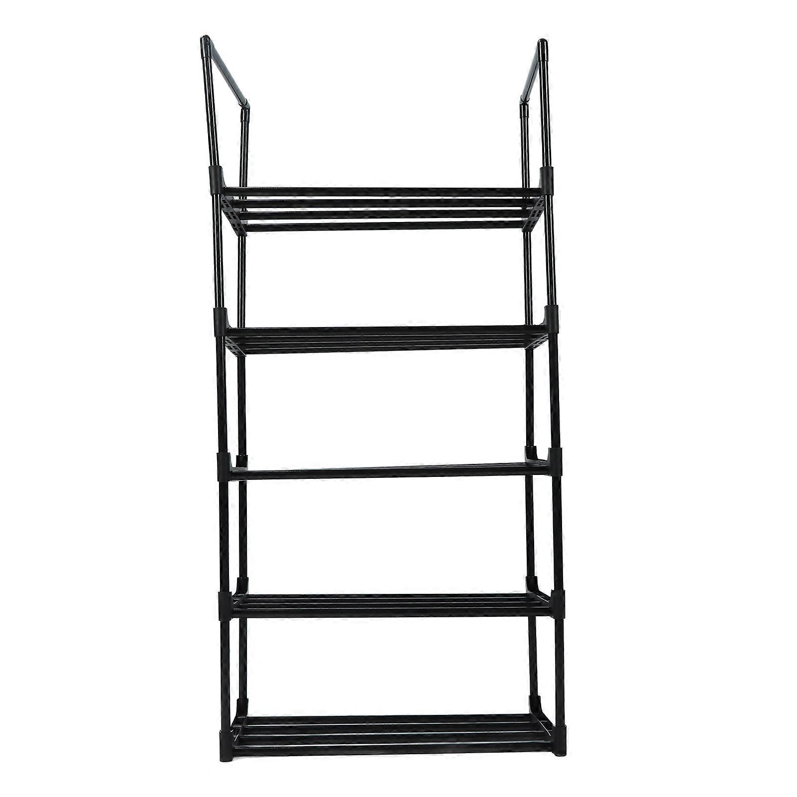 Shoe Rack Multifunctional Multilayer Large Capacity Shoe Shelf for Closet Hallway Bedroom Entryway 1 Column 5 Layers