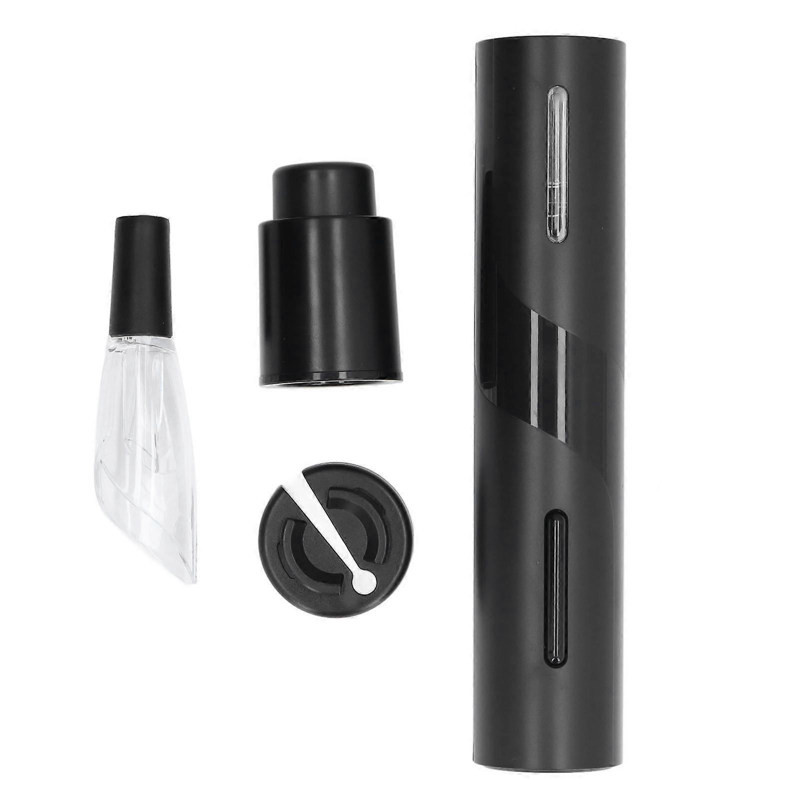 Battery-Powered Electric Wine Opener Set with Corkscrew and Accessories