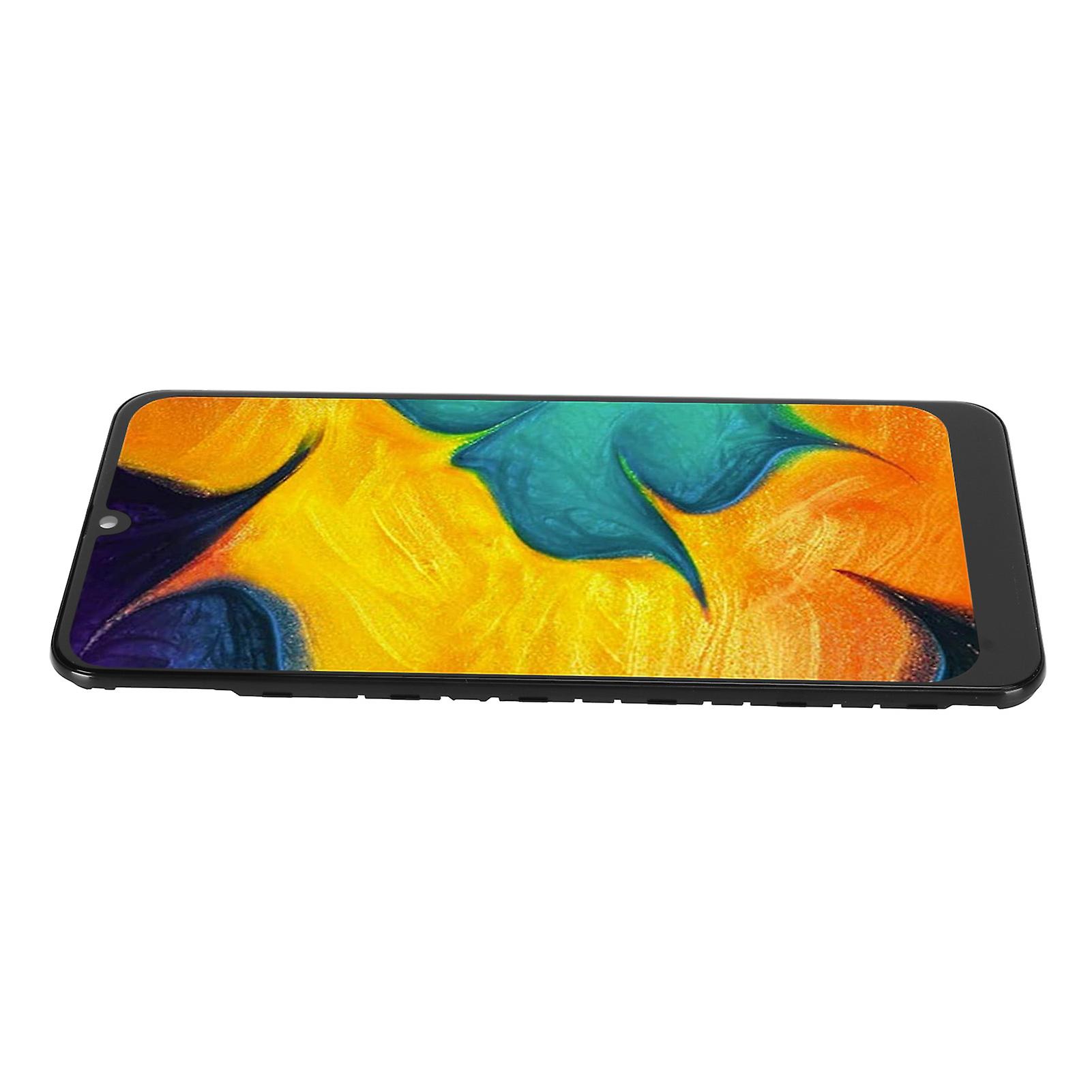 6.4 Inch LCD Display Digitizer Screen Replacement with Outer Frame Repair Tool Kit for Samsung Galaxy A30 SM A305G SM A305U 